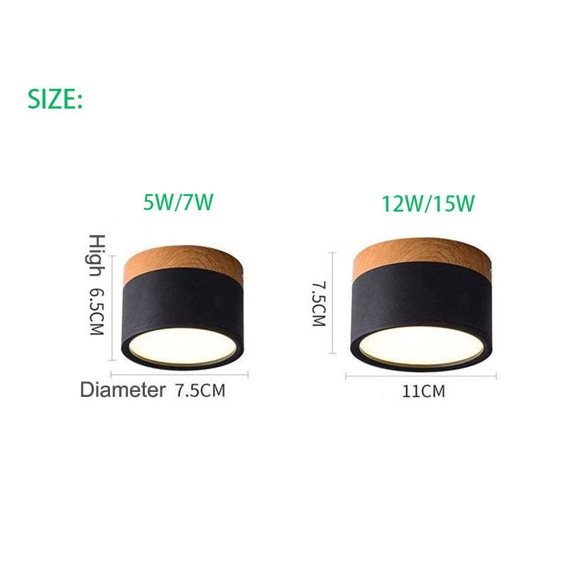 Moderne LED-Downlights Makrone Deckenleuchte, Grün&Weiß - Cueteks