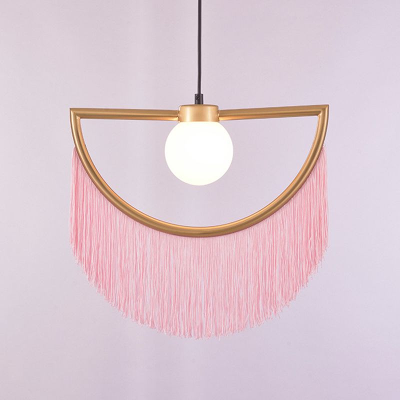 Minori Halbrund Pendelleuchte, 4 Farben, 38/60CM Lang - Cueteks
