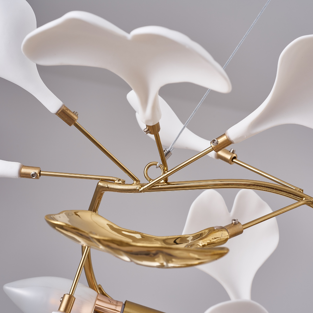 Olivia Kronleuchter Art Déco-Designs für Foyer, ∅60CM - Cueteks