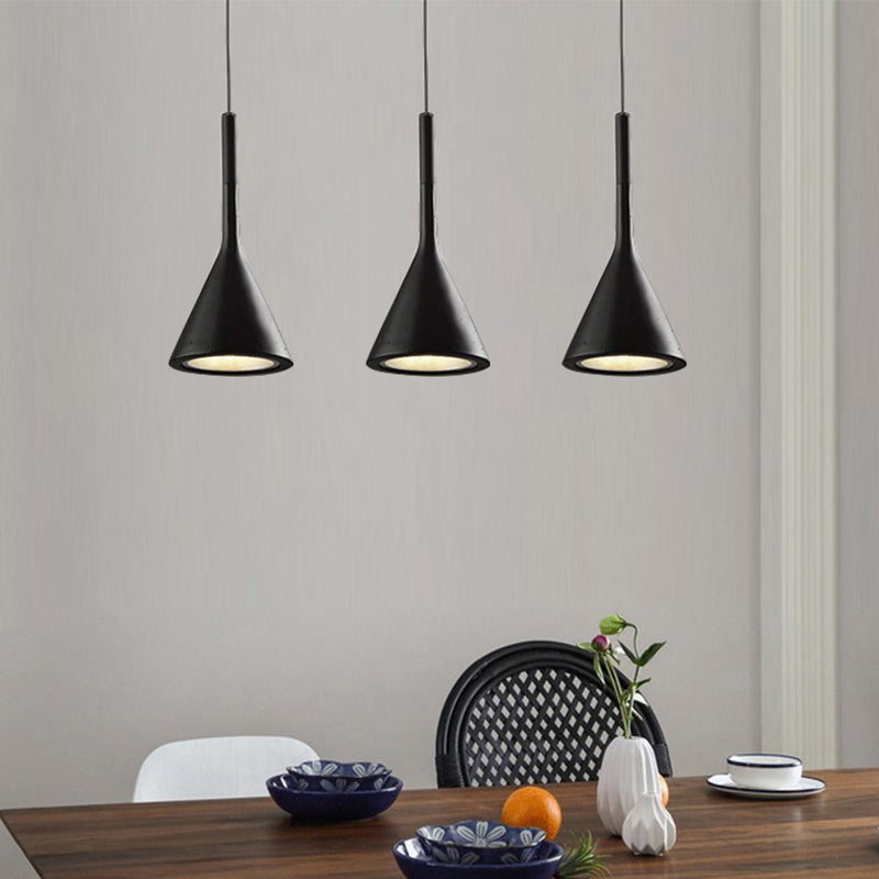 Morandi Nordische Moderne LED Pendelleuchte, Schwarz - Cueteks