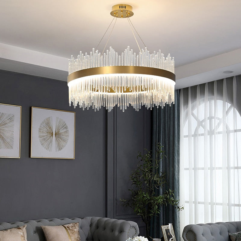 Marilyn Moderne Luxuriöse Kristall Kronleuchter, ∅50CM - Cueteks