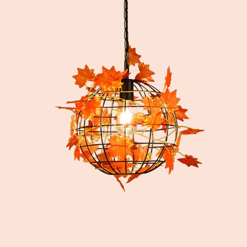 Nest Modern Pendelleuchte mit Planzendekor, 3 Farben, ∅30CM - Cueteks