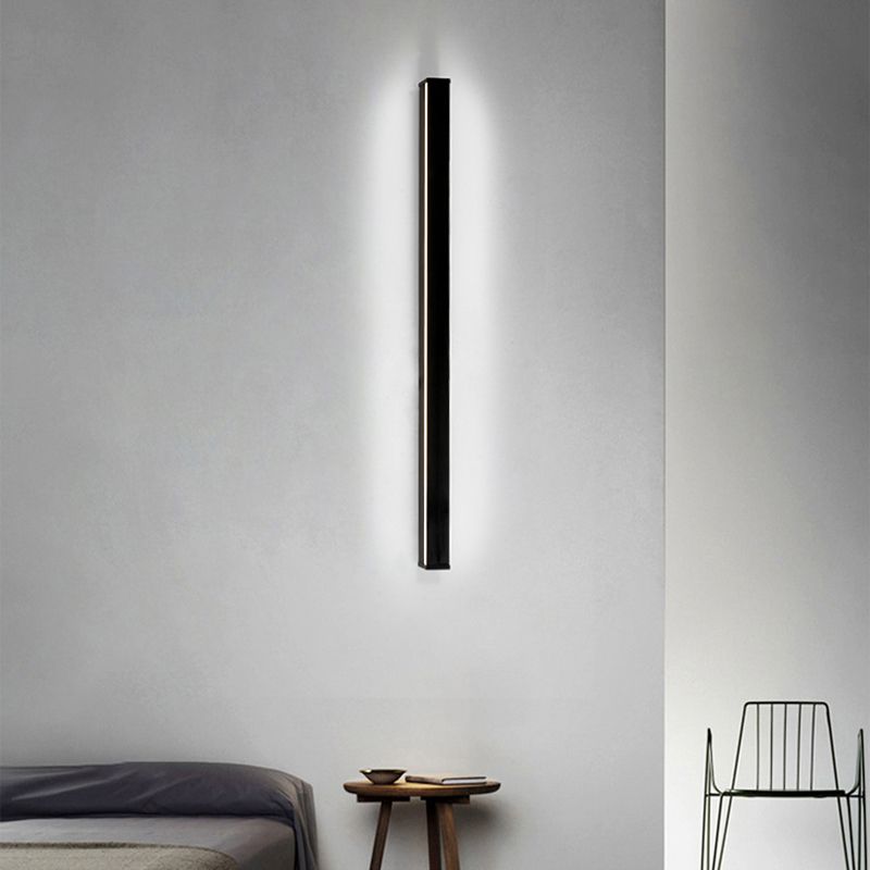 Edge Bar Spiegelfront Wandleuchte Schwarz，61CM/80CM/99CM/119CM lang - Cueteks