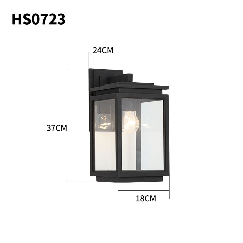 Orr Rectangular Outdoor Wall Light, 35/43/51CM Long - Cueteks