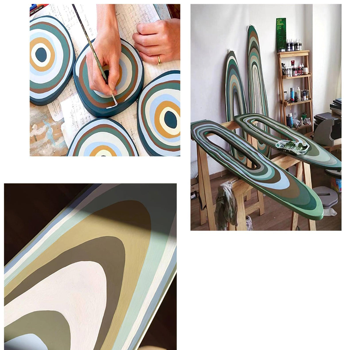 Salgado Landschaft Mehrfarbige Stehlampe - Cueteks