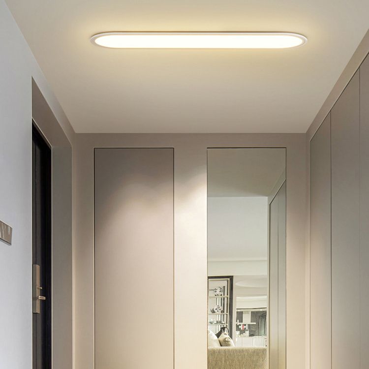 Edge Deckenleuchte Oval，2 Farben, 41CM/60CM/80CM Lang - Cueteks