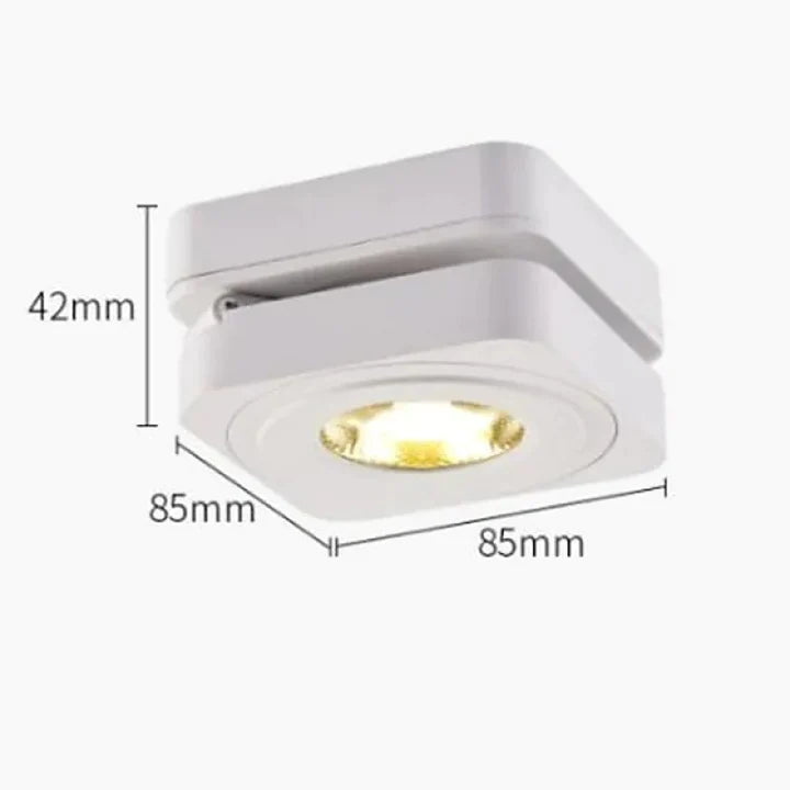 Einfaches modernes Licht Luxuriöse quadratische kreative verstellbare Lesewandlampe Deckenlampe - Cueteks