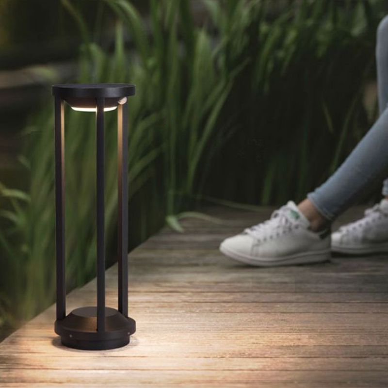 Pena Außen-Wegeleuchte Zylindrisch Solarenergie, 50CM lang - Cueteks