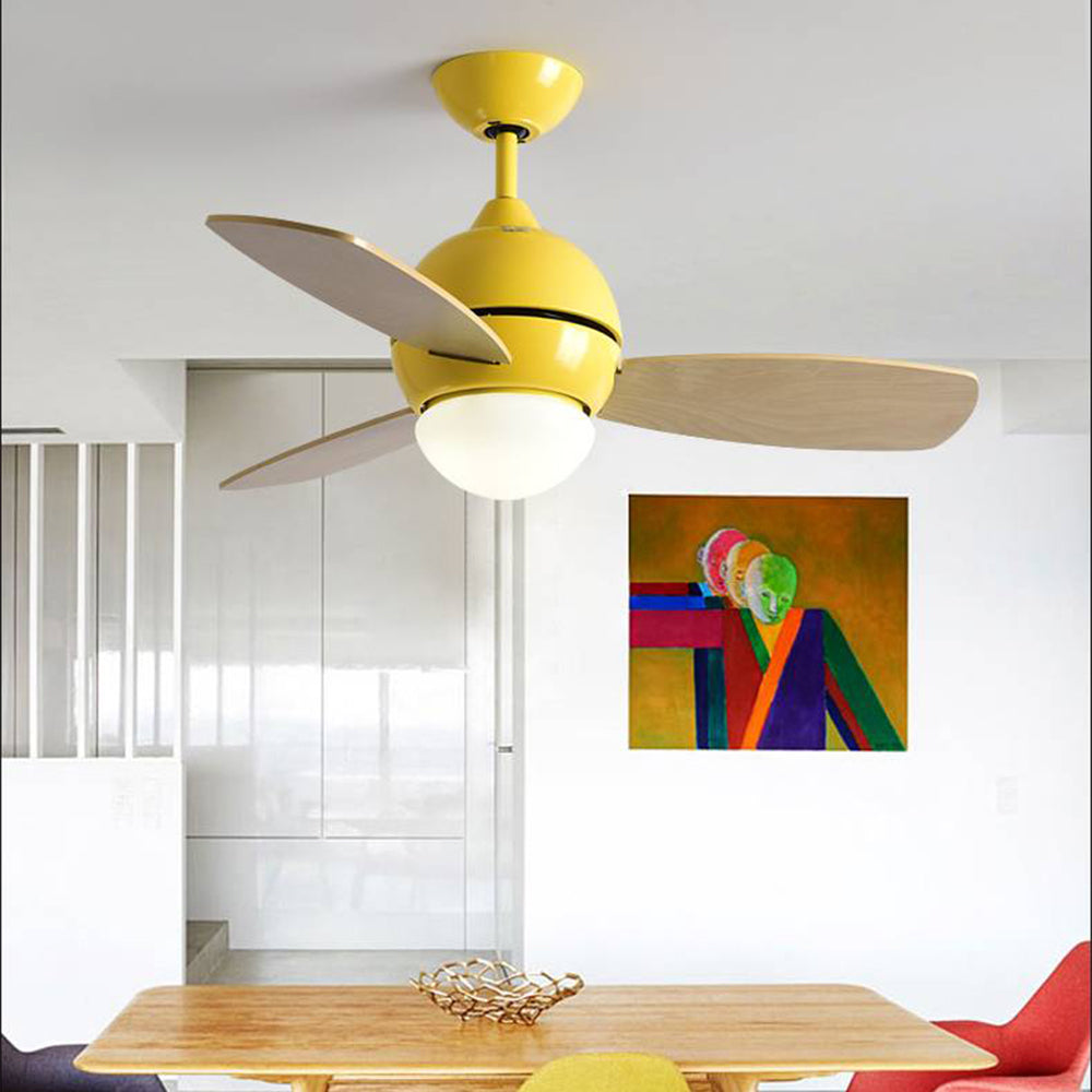 Morandi Bunte 3-Blatt-Deckenventilator mit Beleuchtung, 6 Farbe, ∅92CM - Cueteks
