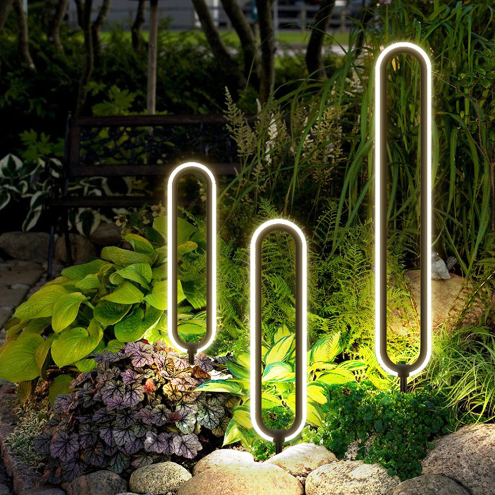 Pena Oval Außen-Pollerleuchte Solar, 40/60/120CM Lang - Cueteks