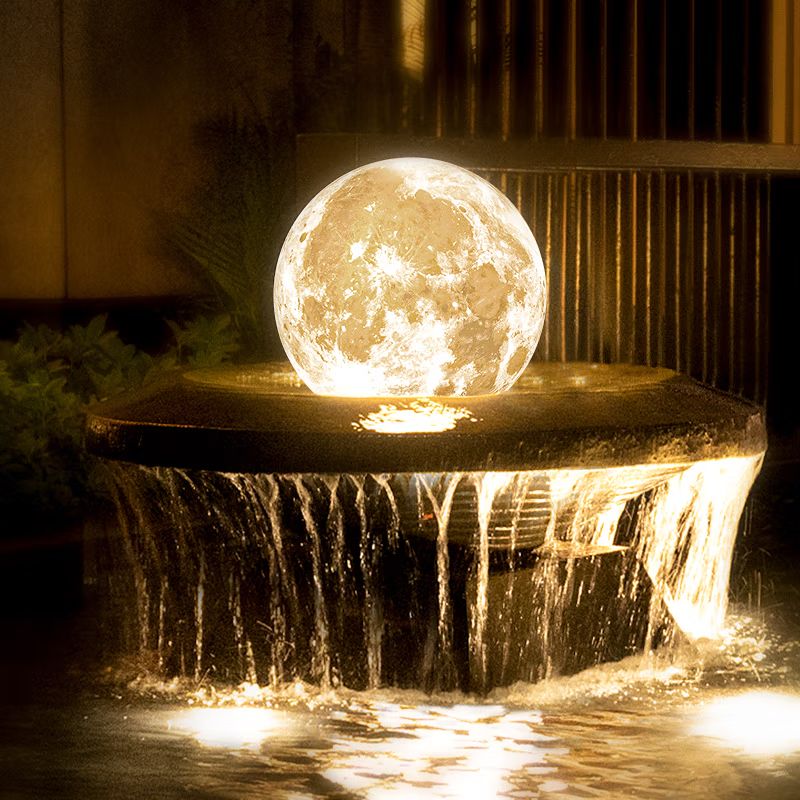Elif Außenleuchte Solar, Mond, ∅20/30/40/50/60CM - Cueteks
