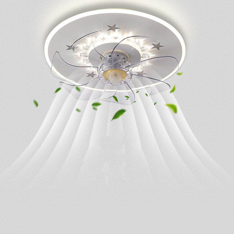 Edge Deckenventilator mit Beleuchtung, 6 Farben, ∅40CM - Cueteks