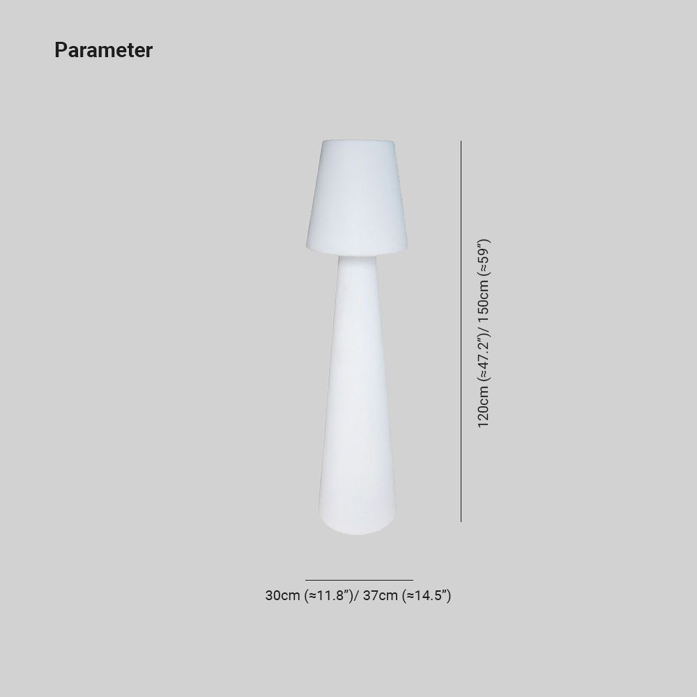 Pena Außen-Pollerleuchte Pilz Wiederaufladbar, ∅30/37CM - Cueteks