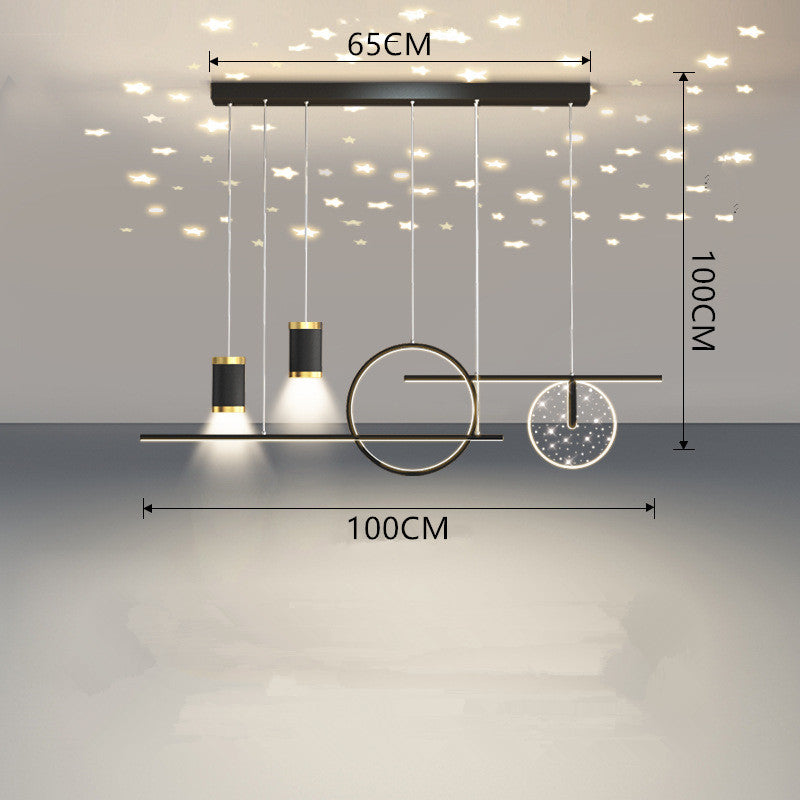 Madina Modern Pendelleuchte Line für Esszimmer,100CM Lang - Cueteks