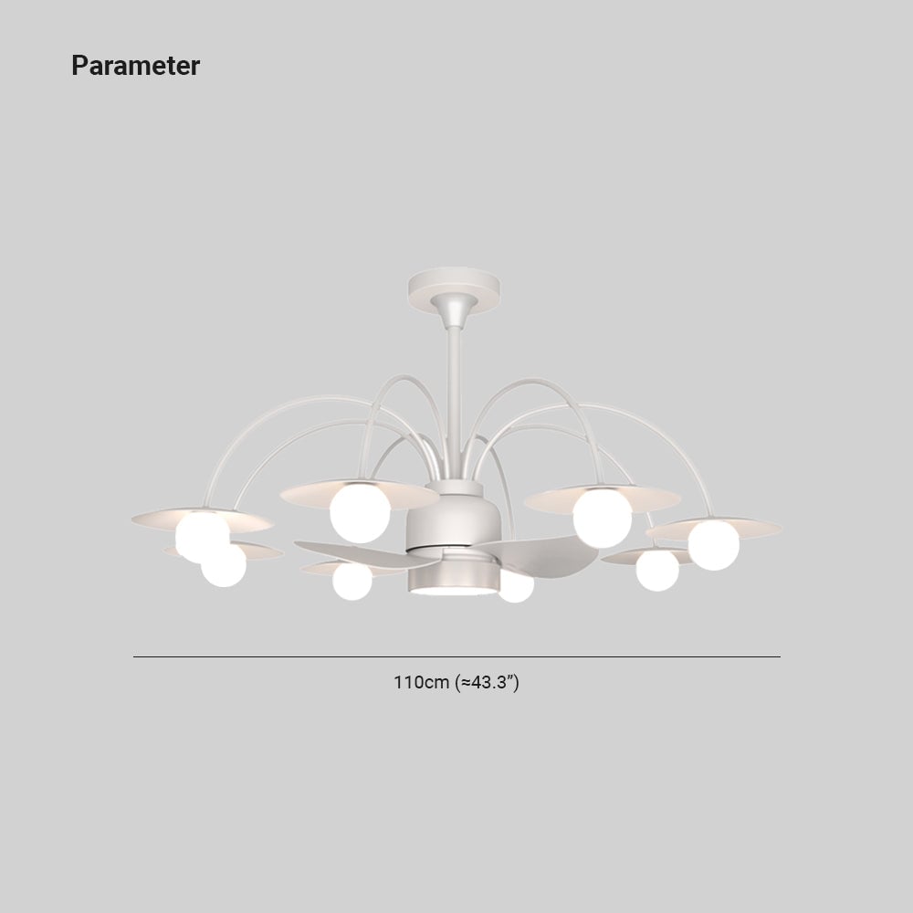 Drawing showing the 110 cm span of the Carins fan light