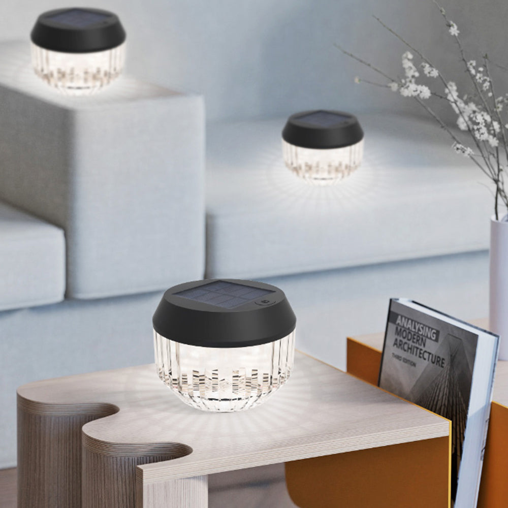 Orr Tischlampe Außenbereich Solar  2 Stück, ∅11CM - Cueteks