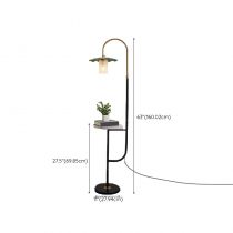 Carins Lotusblatt Stehlampe, Metall & Acryl, 3 Farben, 160CM Lang/165CM Lang - Cueteks