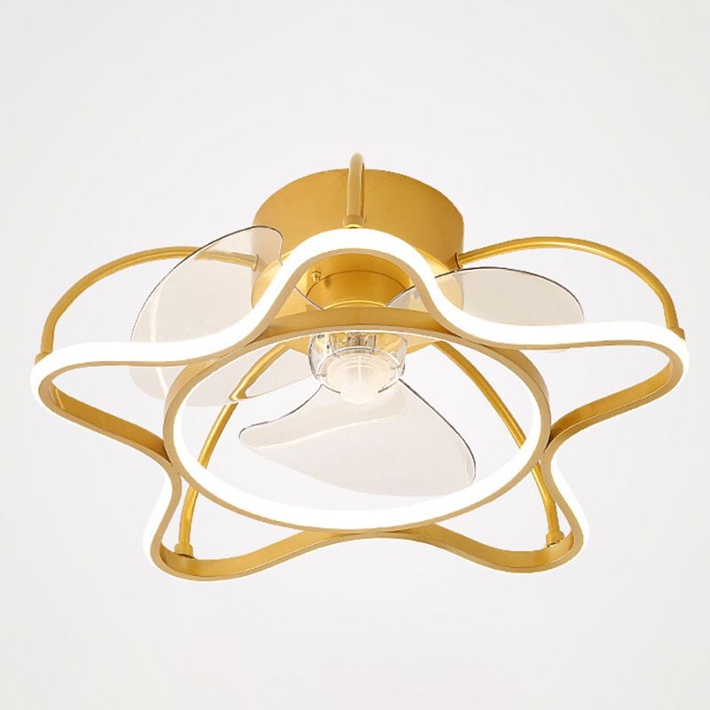 Hana Deckenventilator mit Beleuchtung, 3 Stile, ∅50CM - Cueteks