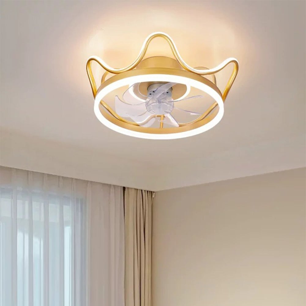 Kelley Deckenventilator mit Beleuchtung Krone, ∅50CM - Cueteks