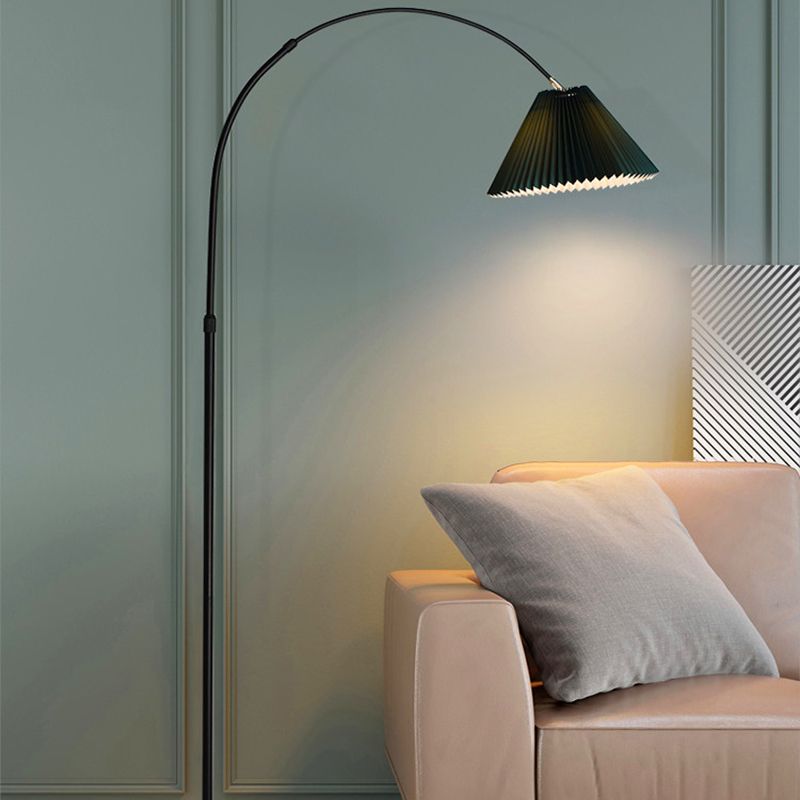 Eryn Plissiert Metall Stehleuchte, 3 Farben, 170CM Lang - Cueteks