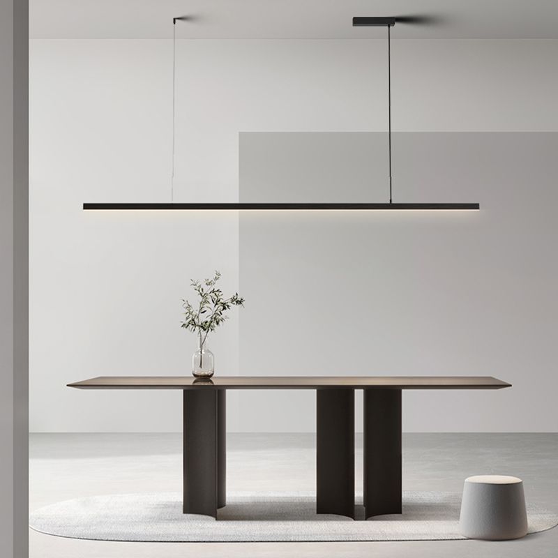 Edge Pendelleuchte Minimalistisch Linear, 2 Farben, 90CM/120CM Lang - Cueteks