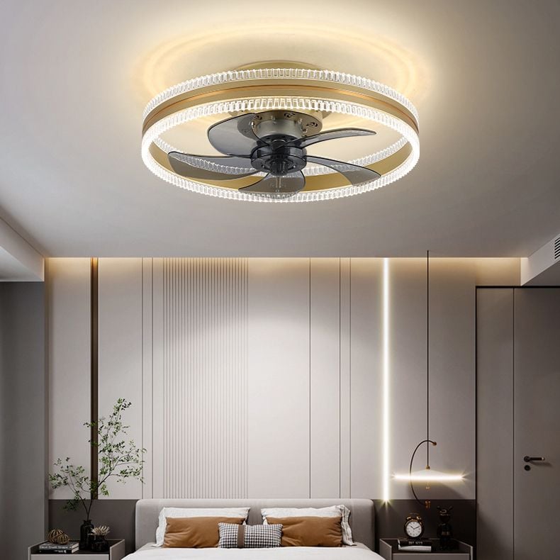 Kirsten Deckenventilator mit Beleuchtung Doppel-Licht, 4 Farben, ∅50CM - Cueteks