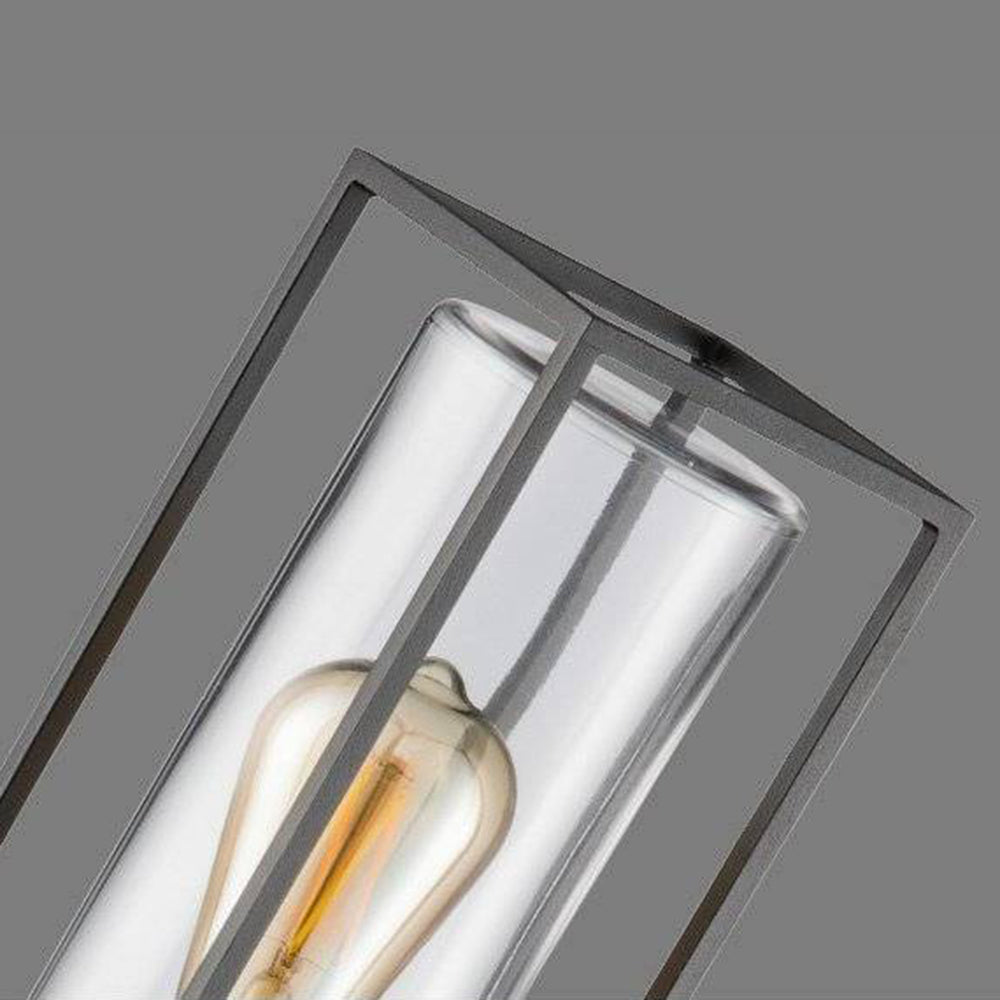 Pena Außen-Pollerleuchte Solar, Aluminium & Glas, 75CM Lang - Cueteks