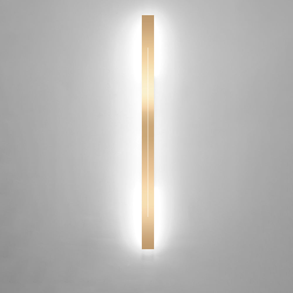 Edge Innenwandleuchte, Schwarz & Gold, 60/80/100/120/150/180/200CM Lang - Cueteks
