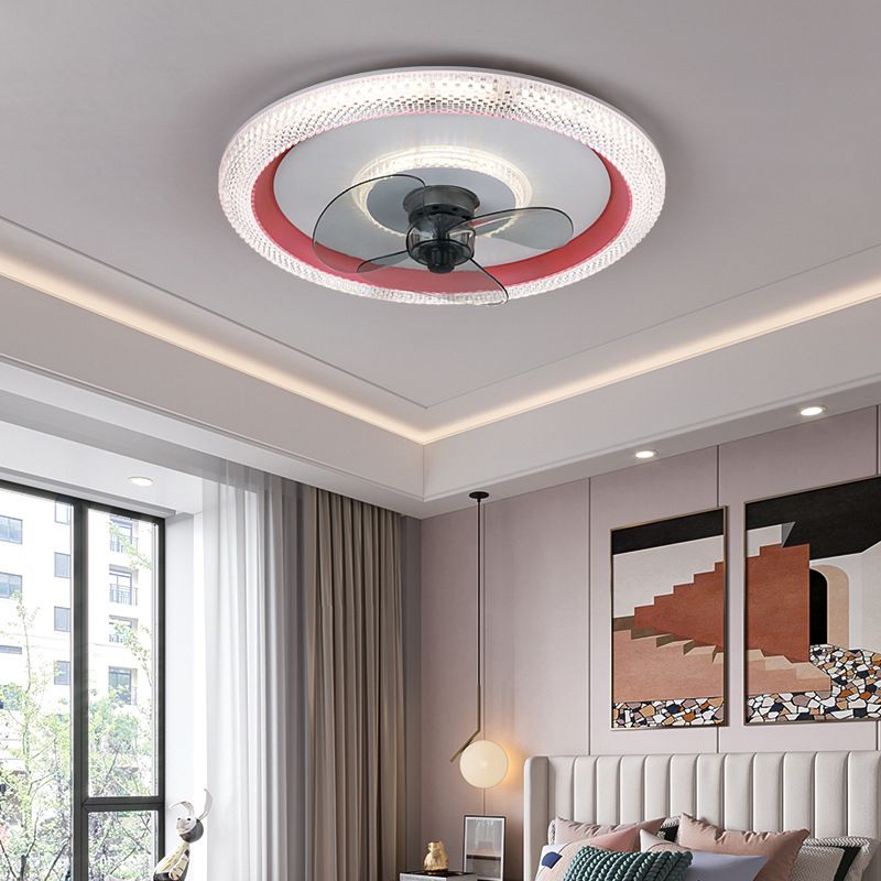Kirsten Deckenventilator mit Beleuchtung 3-Blatt, 3 Farben, 50CM - Cueteks