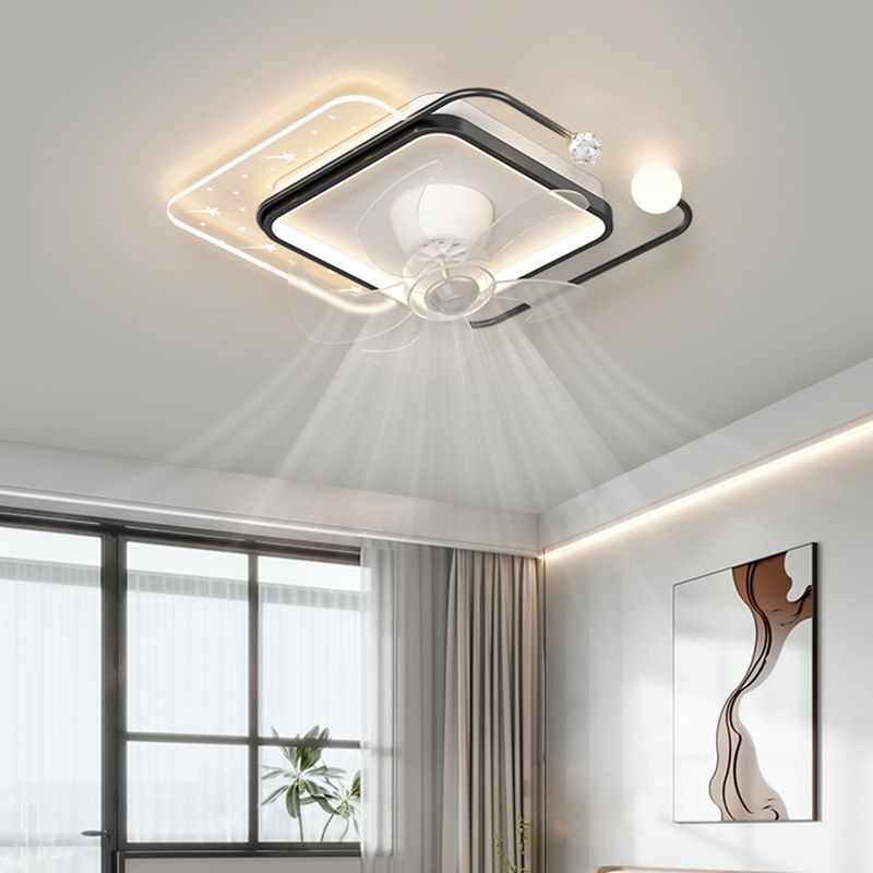 Madina Sternenklar Deckenventilator mit Beleuchtung, 4 Stile, ∅ 50CM/100CM - Cueteks