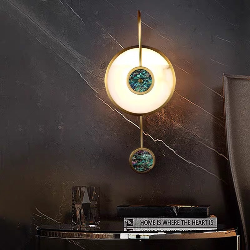Alessio Modern Wandleuchte Acryl & Metall für Schlafzimmer - Cueteks