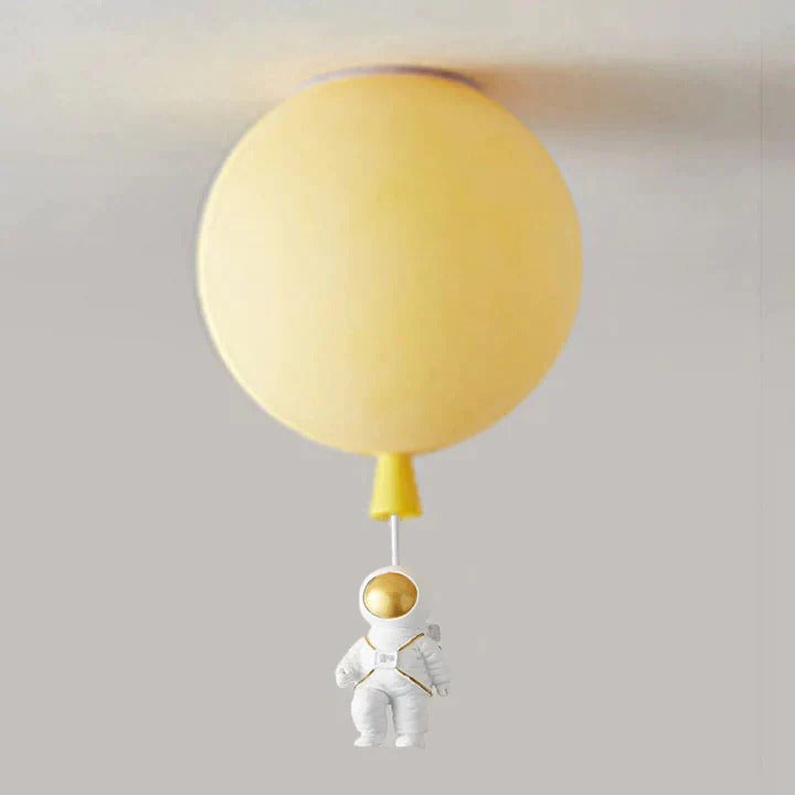 Fateh Astronaut Balloon Flush Mount Deckenleuchte 8 Farben, ∅25/30/35cm - Cueteks