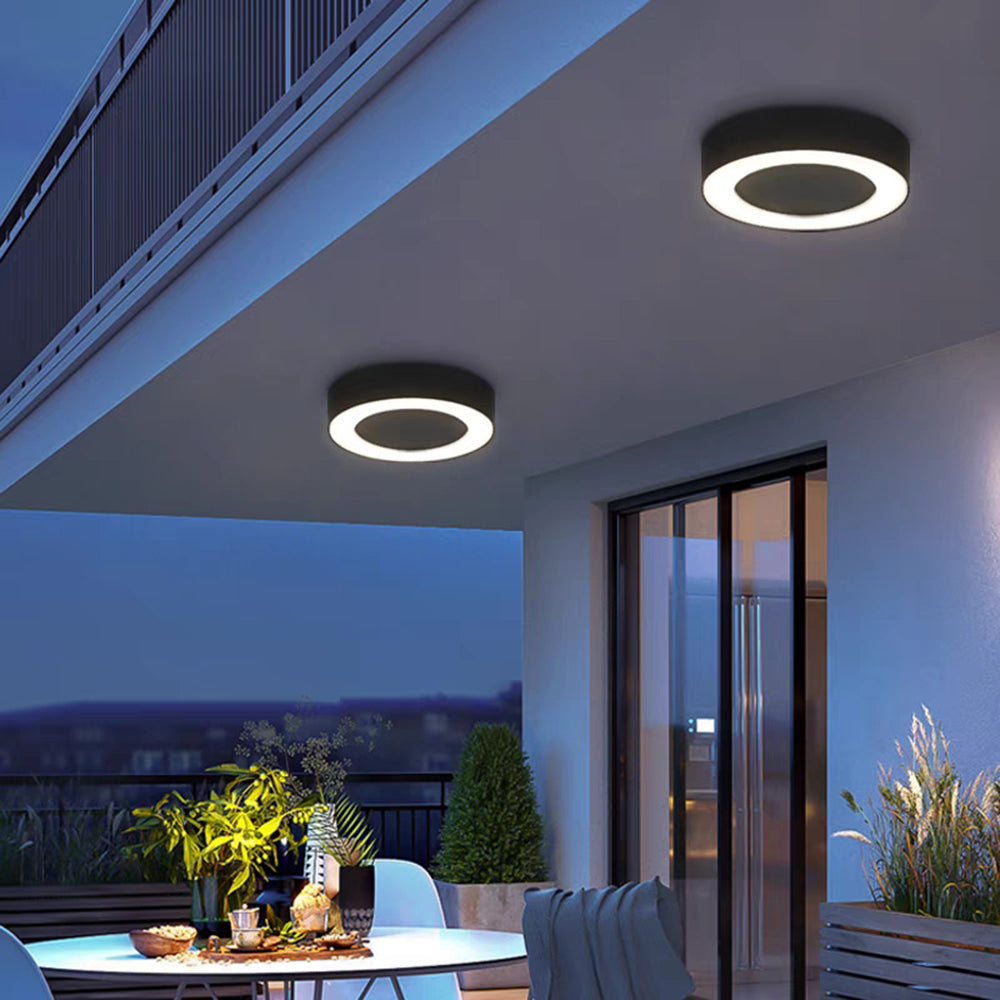 Orr Außendeckenleuchte Sonnenenergie, 3 Stile, ∅22/27CM - Cueteks