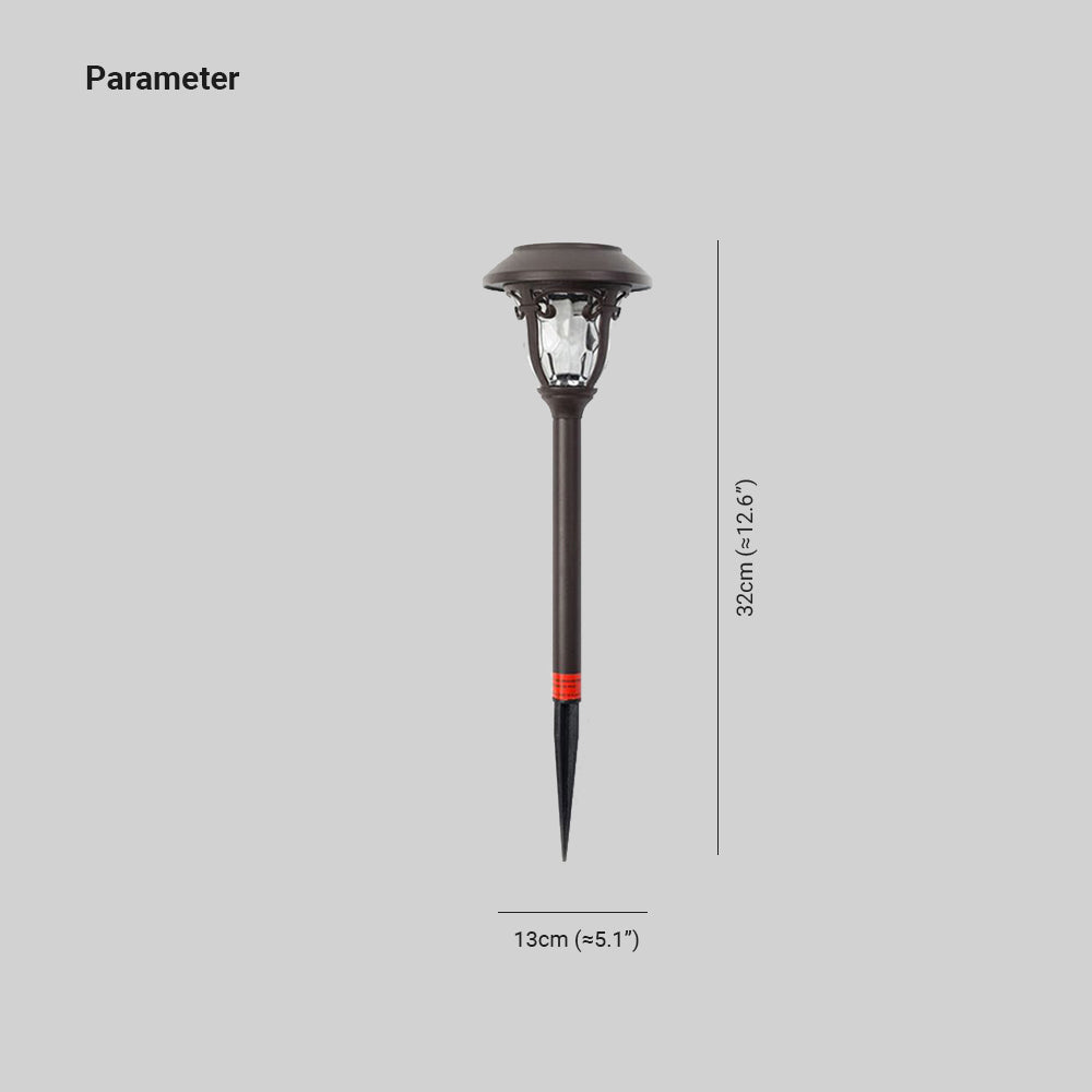 Pena Außen-Wegeleuchte  Abgeschrägt Glas Klar, 32CM lang - Cueteks