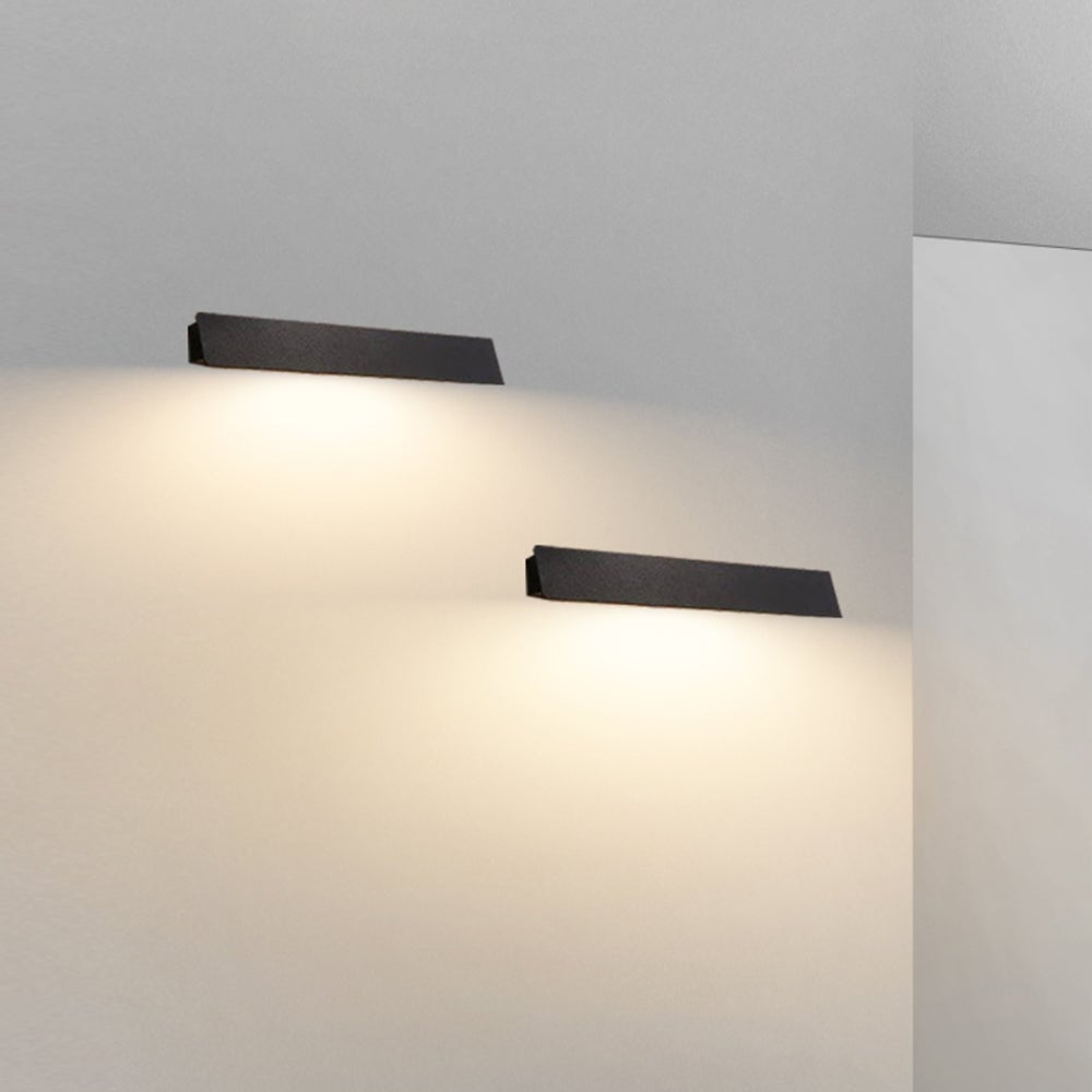 Orr Außenwandleuchte Schwarz & Weiß, 32/46/61CM Lang - Cueteks