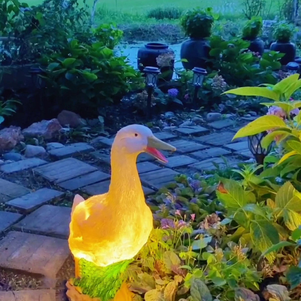 Minori Gartendekoration Gansform, Solar, 3 Stile - Cueteks