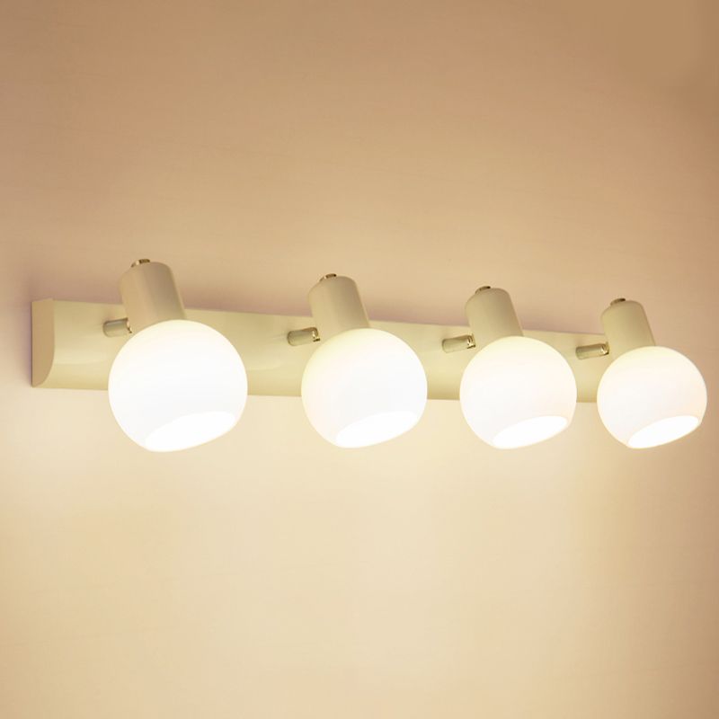 Valentina Spiegelfront Wandleuchte, 2 Farben, 1/2/3/4-flammig, 15/30/45/65CM Lang - Cueteks