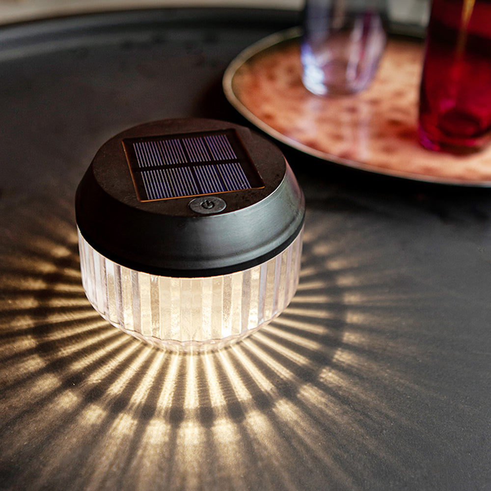 Orr Tischlampe Außenbereich Solar  2 Stück, ∅11CM - Cueteks