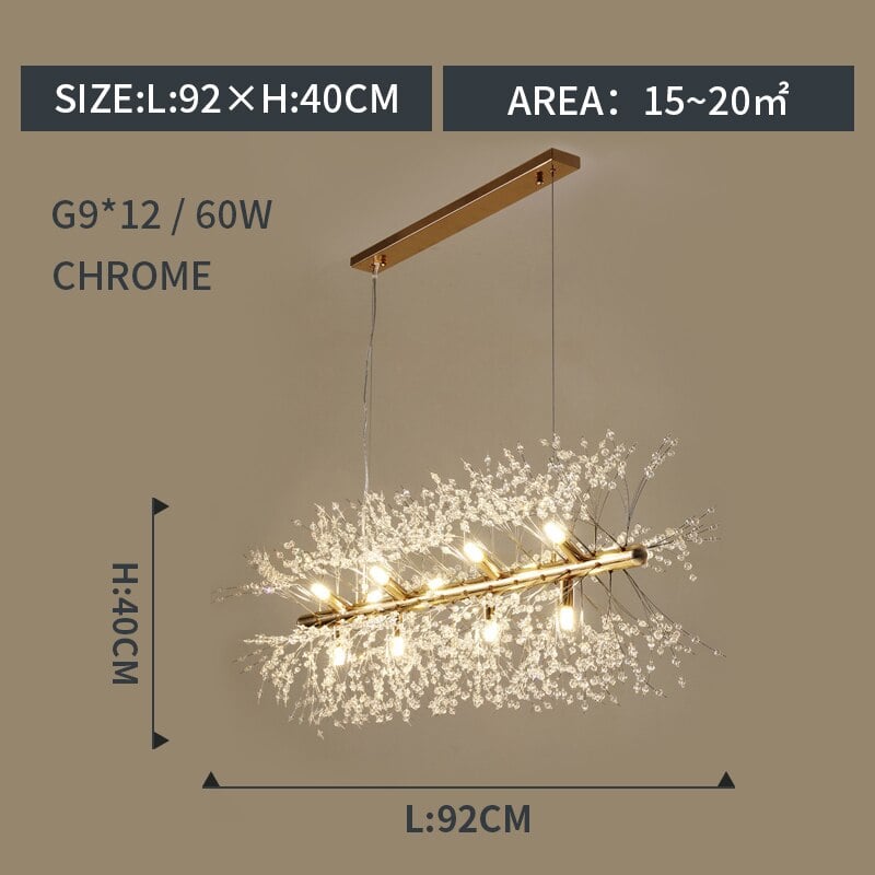 Lili Dendelion Moderne Pendelleuchte Hängelampe für Esszimmer - Cueteks