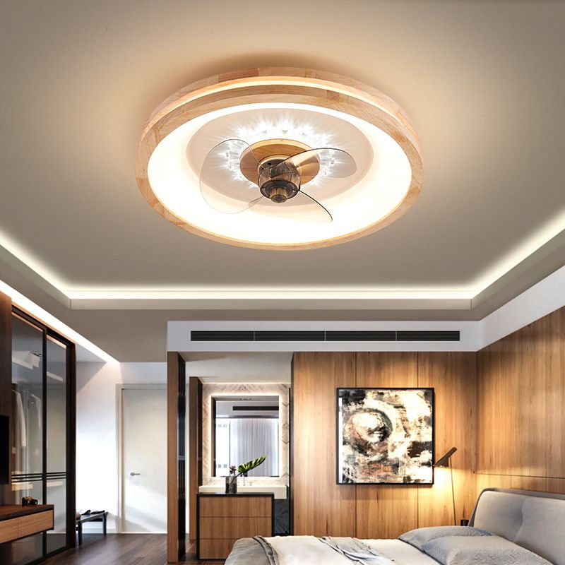 Ozawa Deckenventilator mit Beleuchtung Doppel-Licht, 4 Stile, ∅50CM - Cueteks