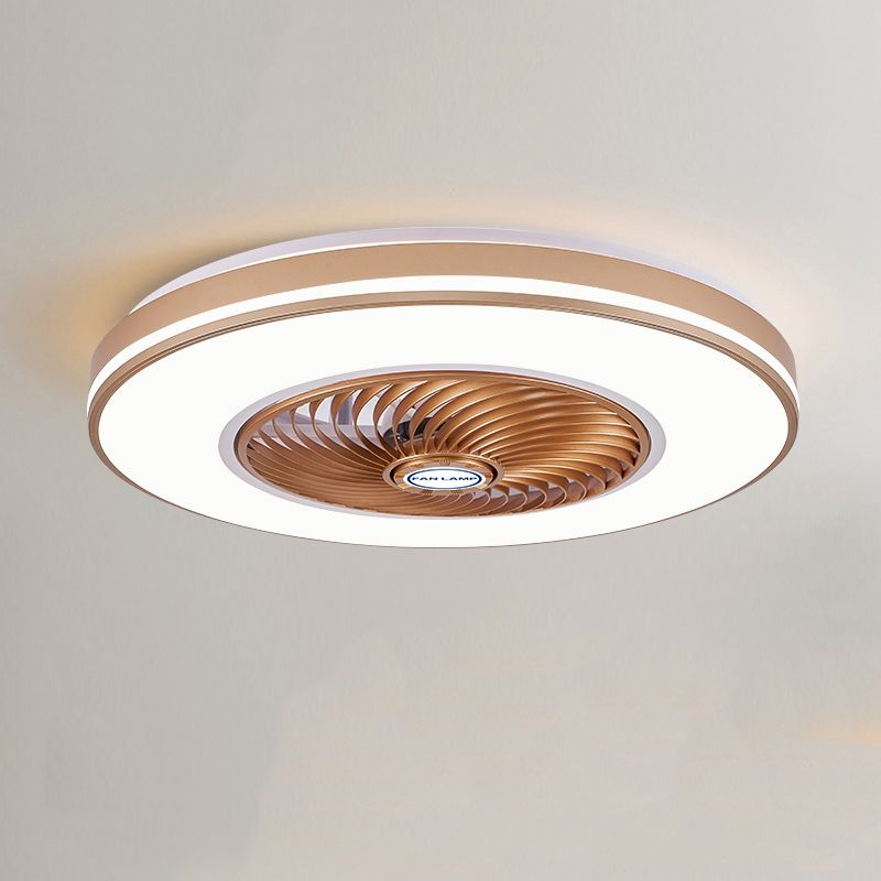 Quinn Deckenventilator mit Beleuchtung 3-Blatt, 8 Farben, ∅50CM - Cueteks