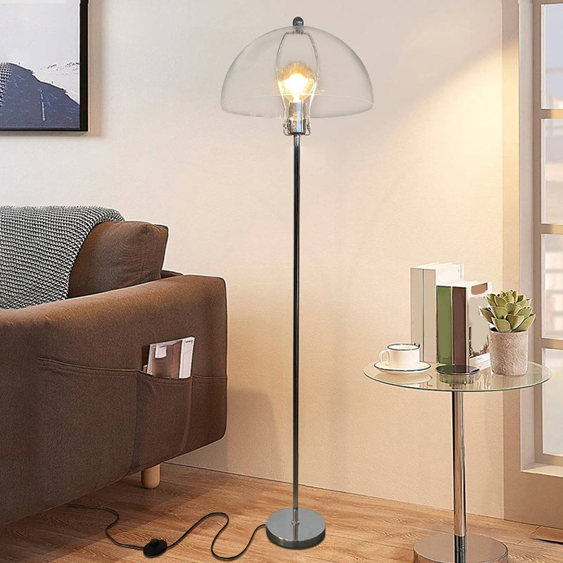 Levy Durchsichtig Glas Stehleuchte, 2 Farben, 150CM Lang - Cueteks