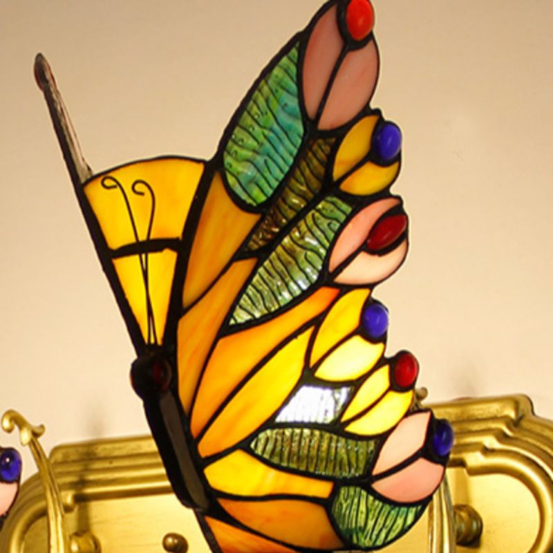 Kady Schmetterling Wandleuchte, 1/2/3-flammig, 4 Farben - Cueteks