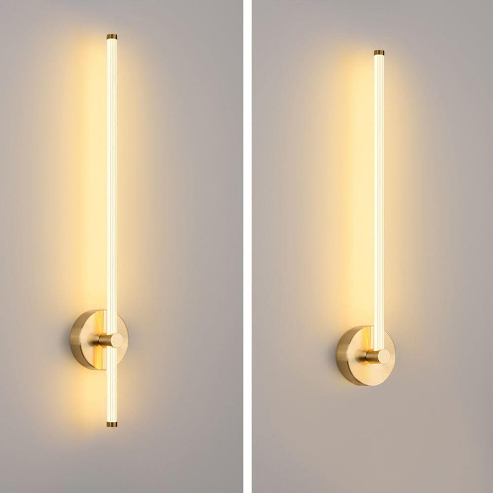 Edge Innenwandleuchte Kupfer & Nickel, 58/78CM Lang - Cueteks