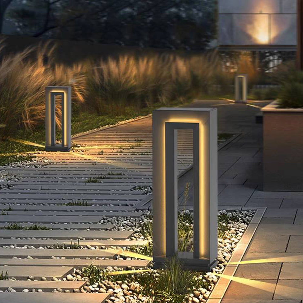 Pena Außen-Wegeleuchte Rechteckig, Solar, 62CM Lang - Cueteks