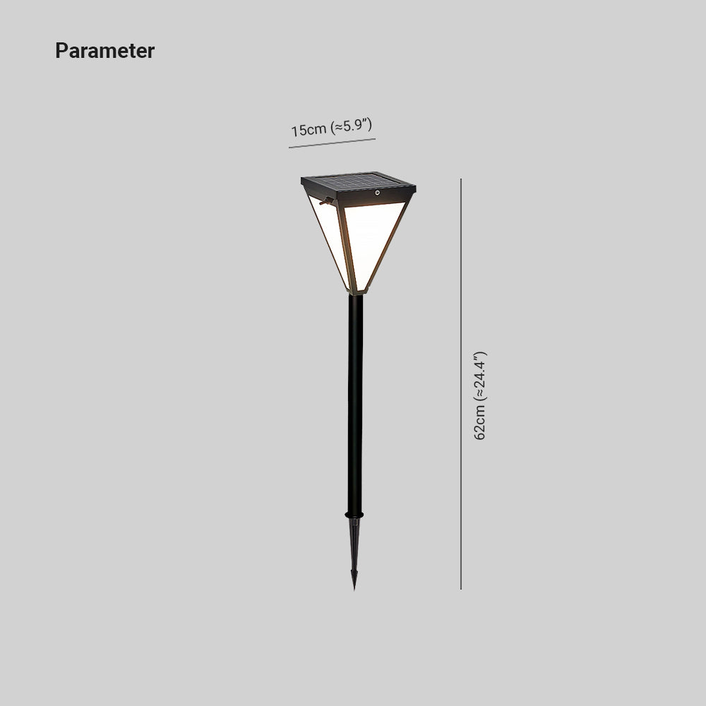 Orr Solar Außen-Wegeleuchte, Aluminium & Glas, 62CM Lang - Cueteks
