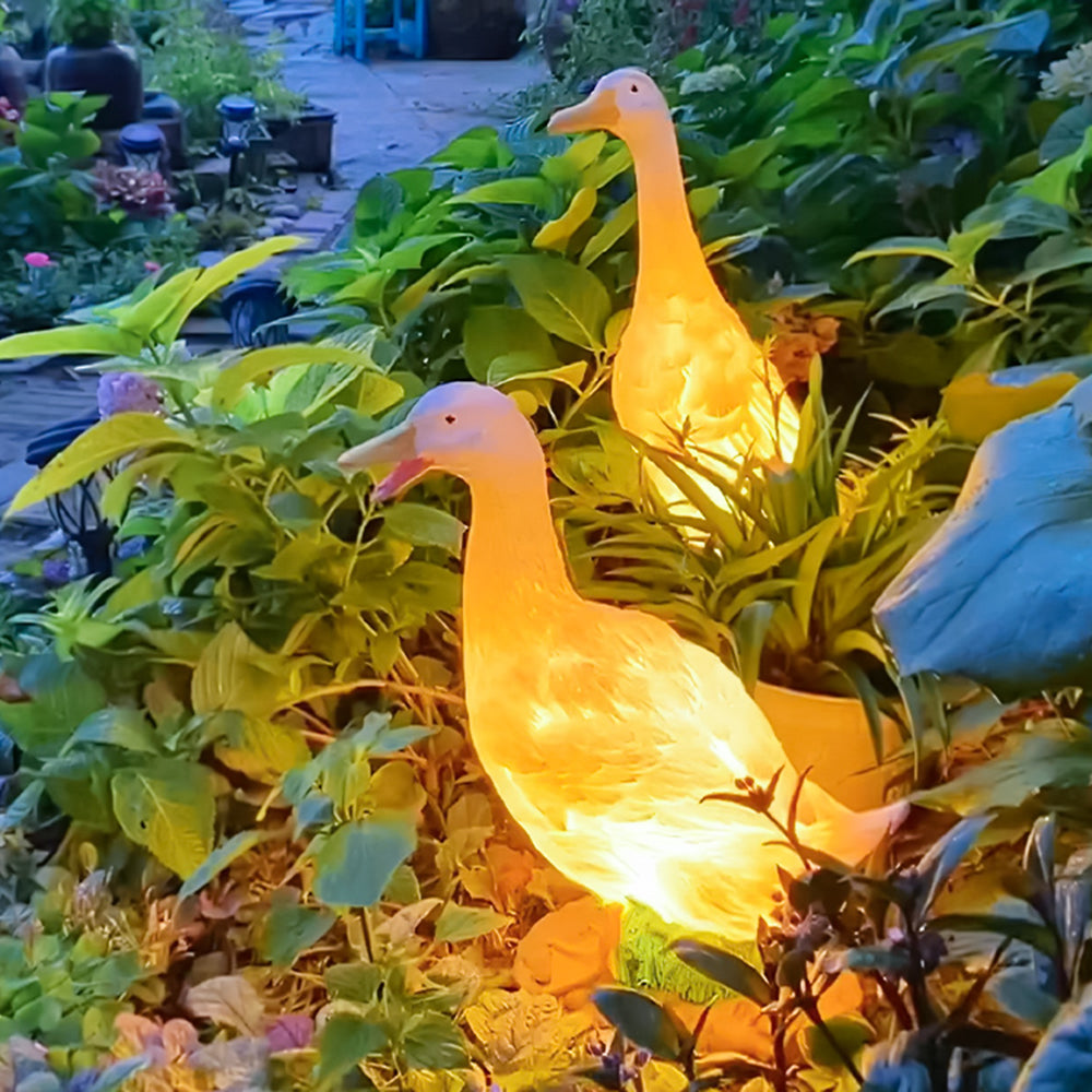 Minori Gartendekoration Gansform, Solar, 3 Stile - Cueteks