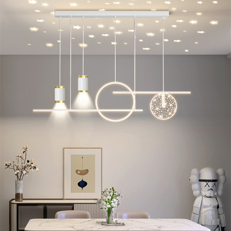 Madina Modern Pendelleuchte Line für Esszimmer,100CM Lang - Cueteks