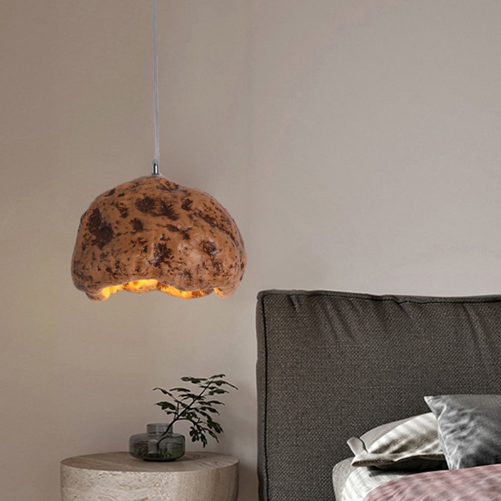 Byers Pendelleuchte Unregelmäßige Form Harz, 3 Farben, ∅30CM - Cueteks