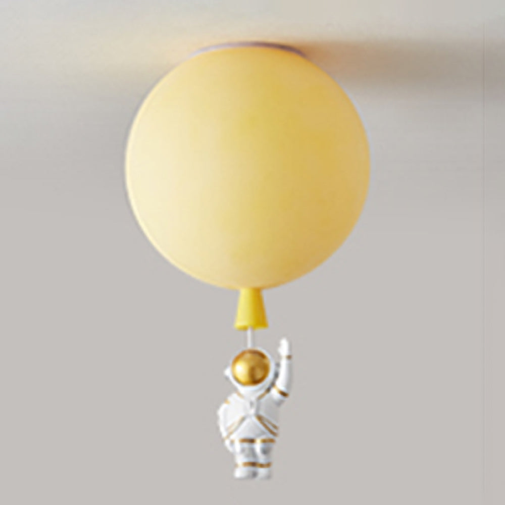 Fateh Astronaut Balloon Flush Mount Deckenleuchte 8 Farben, ∅25/30/35cm - Cueteks